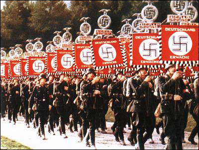 纳粹的卐字旗