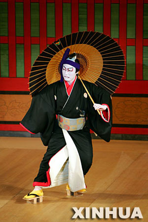 组图日本的传统歌舞伎艺术