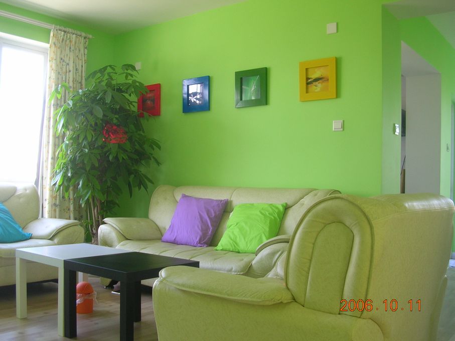 淡绿色客厅装修效果图图片