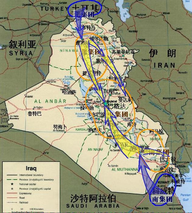 两伊战争 地图图片