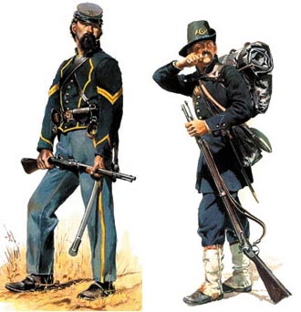 美国南北战争南方军服图片
