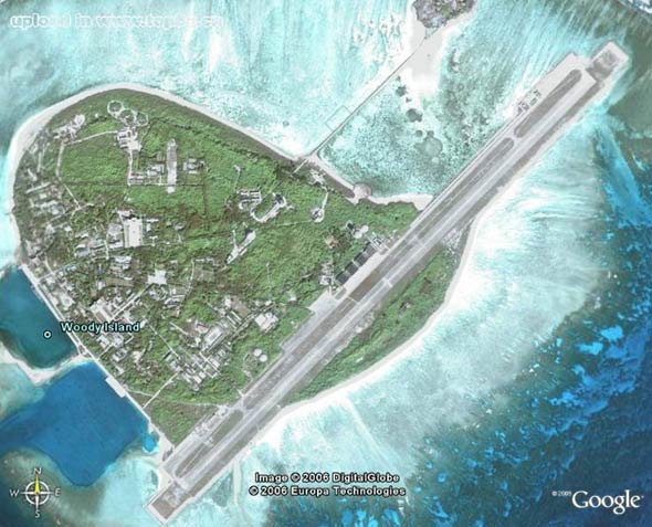 永兴岛2021最新卫星图图片