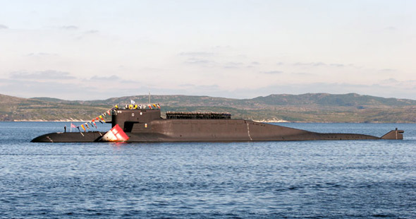 德尔塔4级战略核潜艇图片
