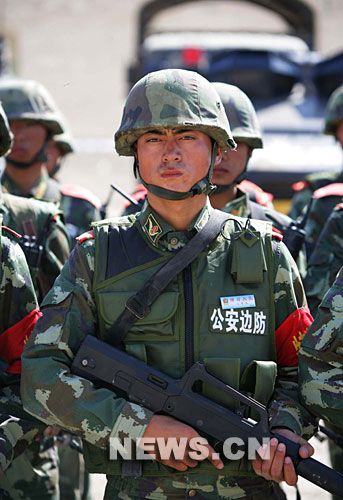 中国武警边防部队图片