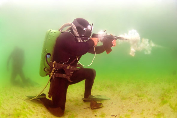 美国水下步枪图片