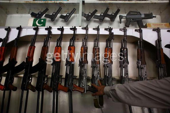 巴基斯坦枪店图片