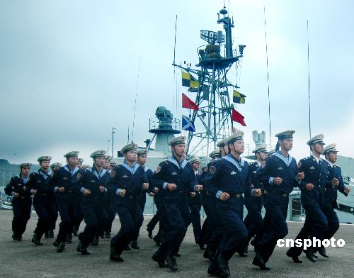 驻港部队海军图片