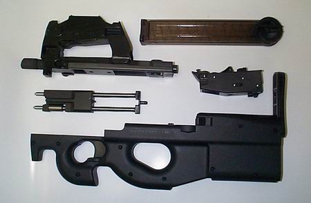 fnp90冲锋枪内部结构图片