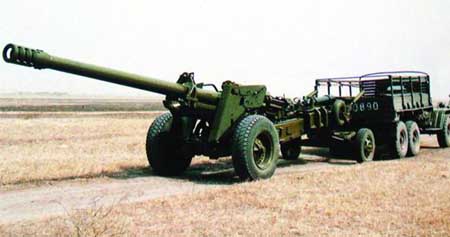 gm45式155毫米加榴炮我国大口径加榴炮包括66式152毫米和w88式155毫米