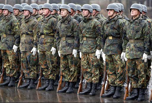 德国联邦国防军仪仗队图片