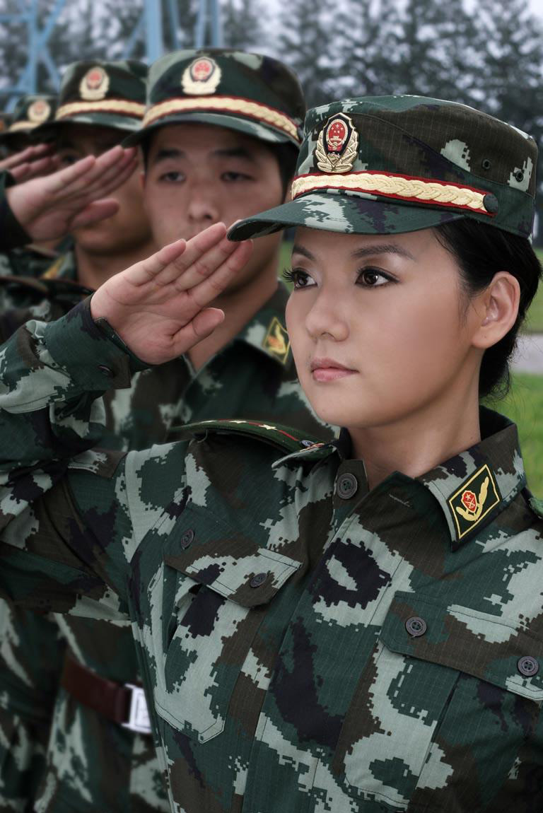 中国女武警图片