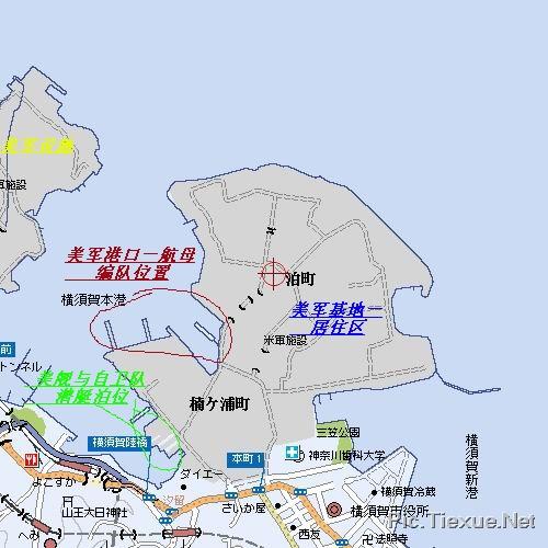 横须贺基地地图图片