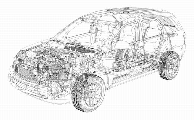 雪佛兰equinox 透视图片