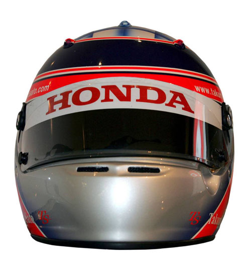 图文06赛季f1车手及头盔一览头盔正面