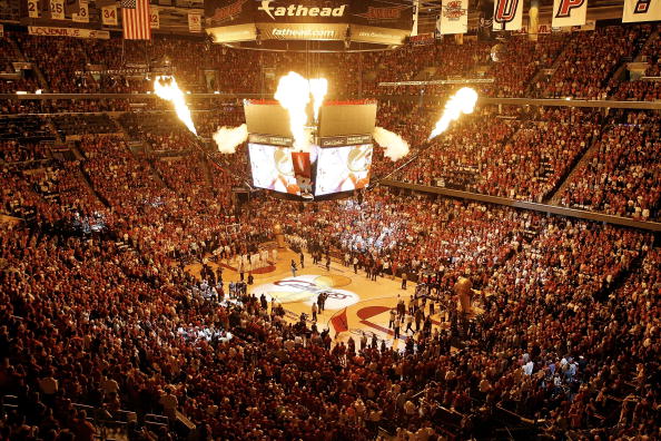 NBA现场背景图片