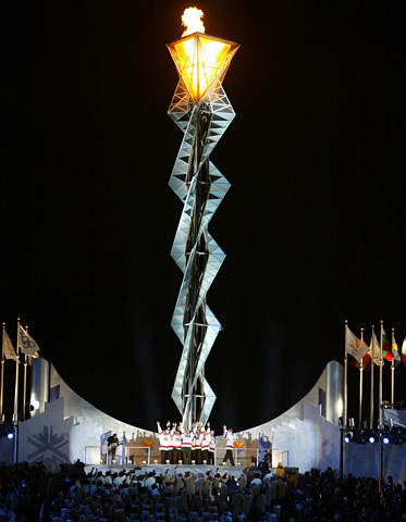 奥运圣火台图片