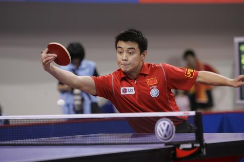 时间5月3日上海消息 大众汽车第48届世界乒乓球锦标赛今天继续进行