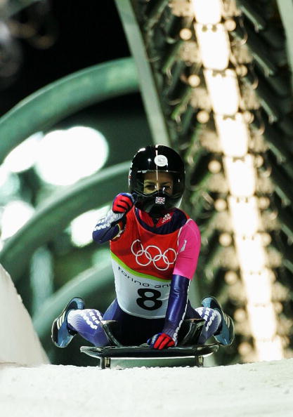 图文冬奥会俯式冰橇女子赛都灵新超人诞生