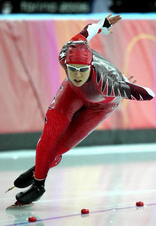 查看全部体育图片循环图片2月22日,在都灵冬奥会速度滑冰女子1500米