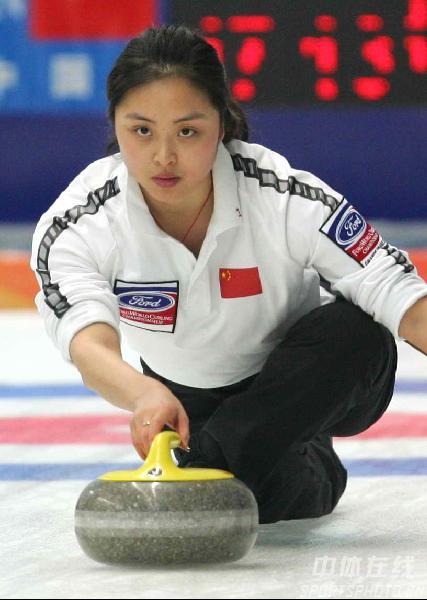 中国女子冰壶队王瑞图片