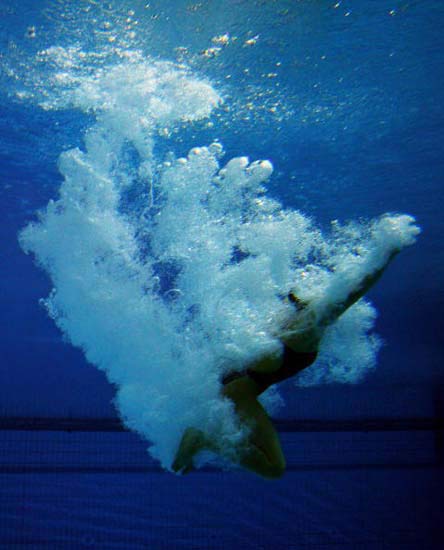 跳水直体动作图片