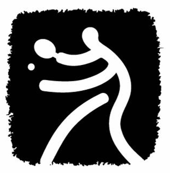 图文北京残奥会体育图标发布乒乓球