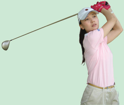 打高尔夫球的心态很重要影星王昌娥感受高尔夫